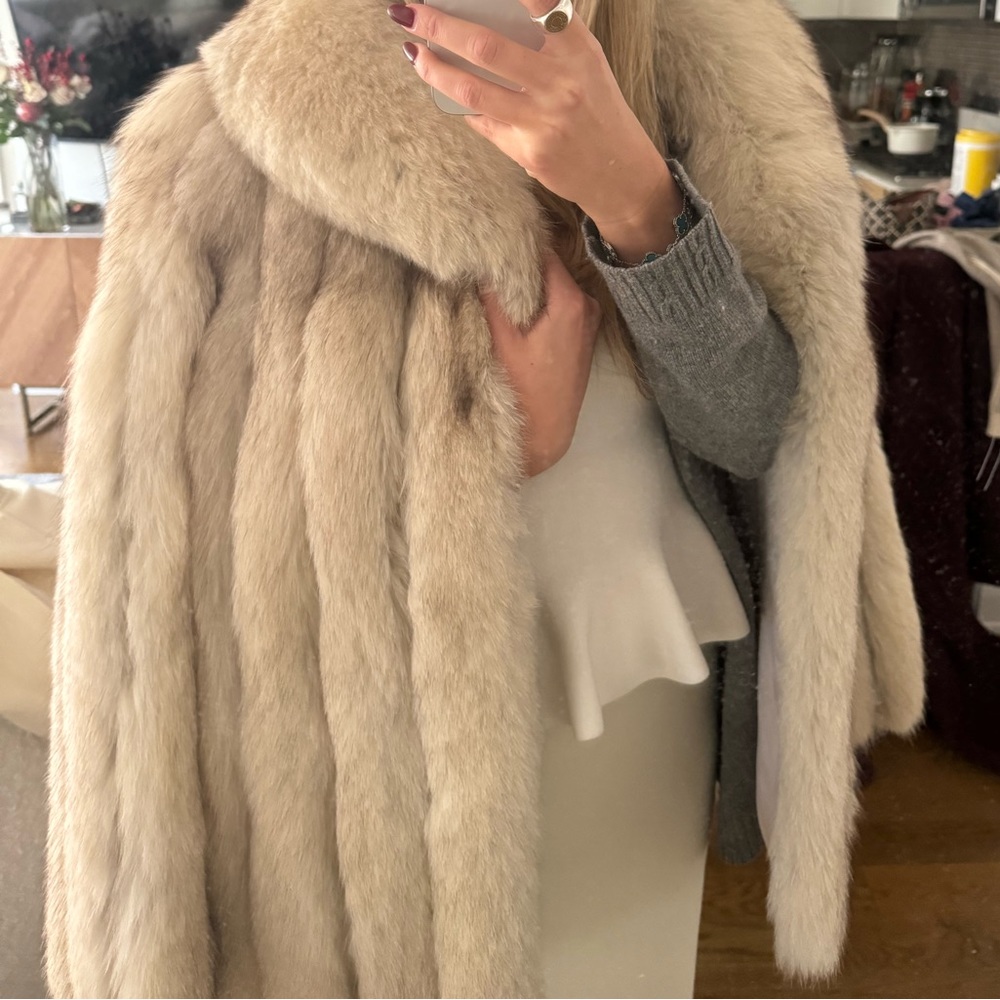 Saga fox fur coat